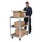 Vestil Aluminum Service Cart, 3 Shelves, 22x36, Aluminum, 660 lb Load Capacity, 3 Shelves, 21.9375" W SCA3-2236 - alternate 4